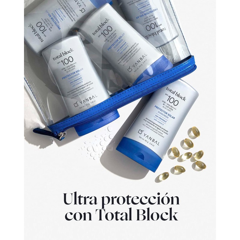 TOTAL BLOCK Sunblock SPF100 Blue Light RSF 99 % High
