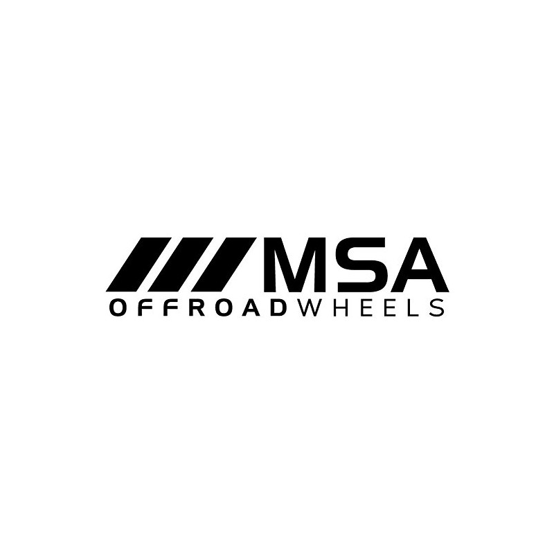 Set of 4 MSA Orange Stars (Fits All MSA Wheel