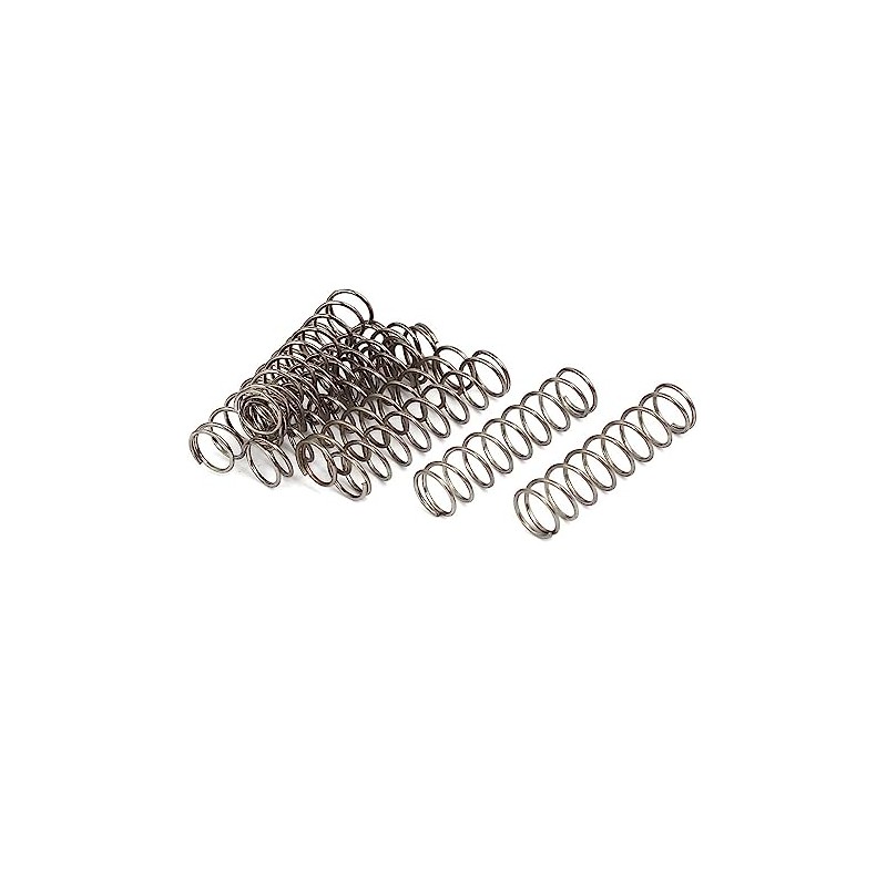 TOP-VIGOR 10Pcs Compression Spring, 9mm OD,0.8mm Wire Size,35mm Free Length