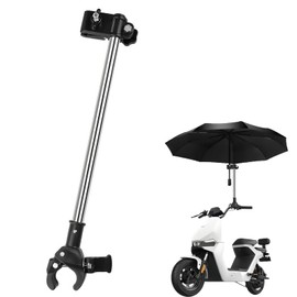 TOAURDA Umbrella Stand, Bicycle Umbrella Stand, Height Adjustable, Outdoor, Convenient, 360° Rotation, Easy Installation, Bicycle Umbrella Holder, Bicycle, Stroller, Electric Bicycle, UV Protection,