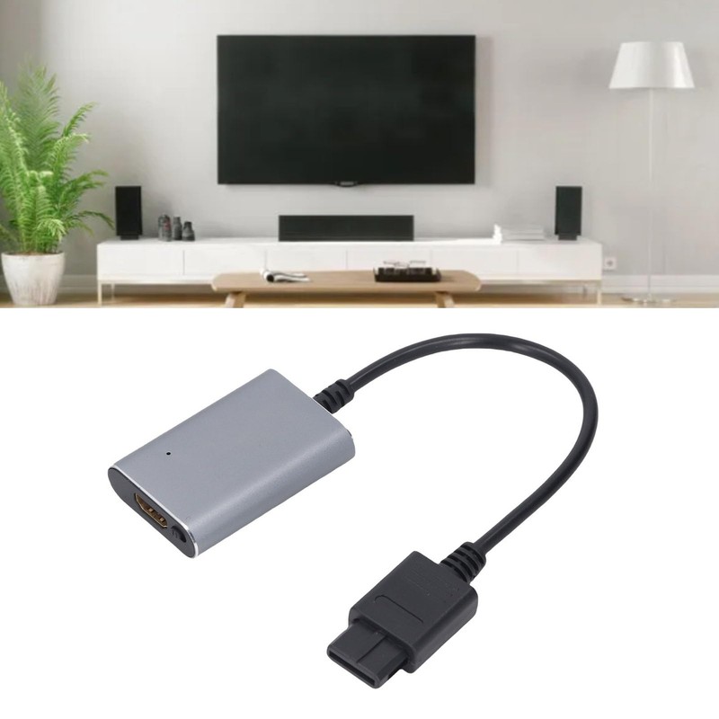 N64 to HDMI Adapter, HDMI Converter with 4:3 16:9 Switcher,