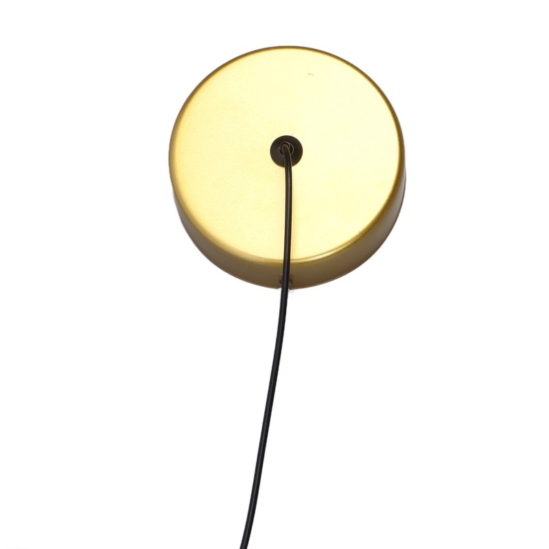 Spiral LED Pendant Light Gold Color High Brightness Eyes Protection