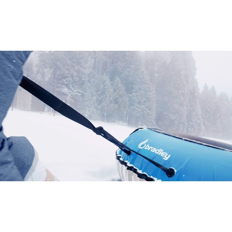 Bradley Snow Tubes: 42-Inch Heavy Duty Inflatable Sledding Tubes with
