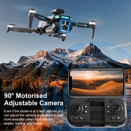 Drone With 1080p A Camera-3D Flips,Trajectory flight, Gesture photo/video,Foldable Drone,1 Battery,for Adults Beginners Mini Drone E99