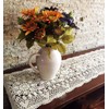 Damanni Rectangular Cotton Handmade Crochet Lace Table Runner Doilies Table