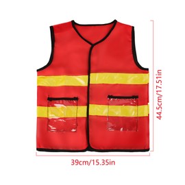 NICEYEA Kinder Feuerwehrmann Spielzeug Set Kinder Rollenspielzeug 6 Stück Spielset Jungen Mädchen Universal für Rollenspiel Party, Karneval, Karneval (3-12 Jahre)