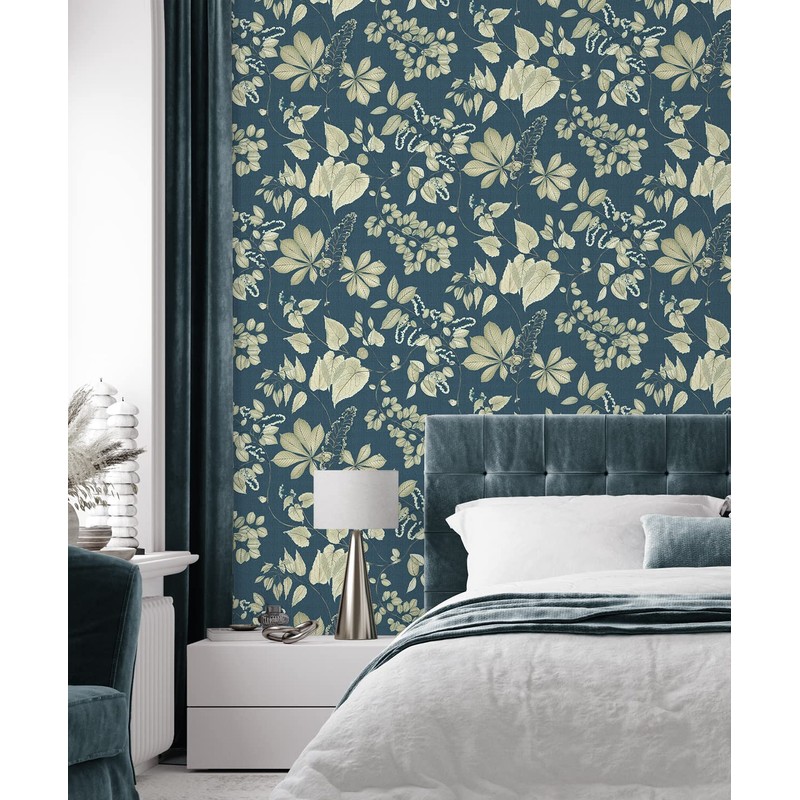 Surface Style - Peel and Stick Wallpaper, Floral Wallpaper for