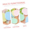 BIUDECO Professional Makeup Facial Sponges Wash Round Face Sponge for