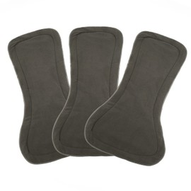 3 Pcs Oversized Diaper Inserts for Adult Cloth Diapers, Washable Reusable Diaper Inserts, 4 Layers Microfiber, 400ML Water Absorption, 22.4" L x 7.8" W