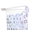 Hershii Foldable Shower Curtain Rod Rail Hanger Corner Fan-Shaped Stainless