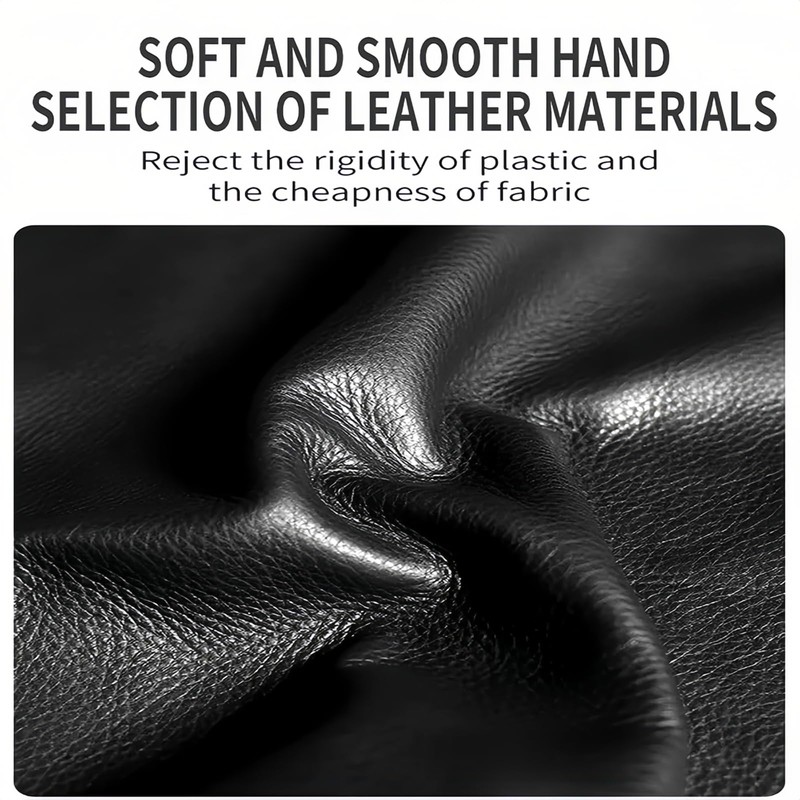 Taoluwin Premium PU Leather Car Tissue Holder - Hanging Tissue