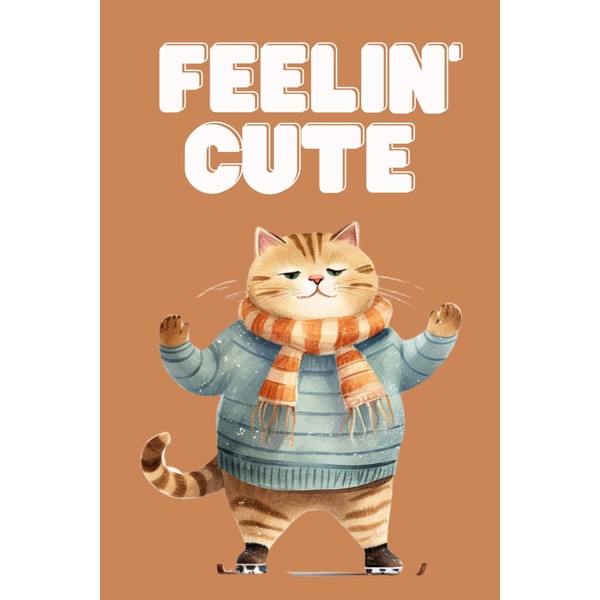 Feelin' Cute: A Cat Inspired Motivational Journal/Notebook: Unleash Your Creativity