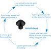 Outus 48 Pieces Rubber Grate Feet Rubber Foot Replacements Compatible