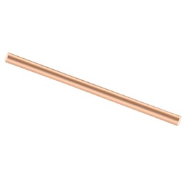 MECCANIXITY 1 Paquete Barra Redonda Cobre Puro Diámetro 12mm/1/2 Pulgada Longitud 300mm/11.8 Pulgadas Barra Sólida Cobre Para Torno Stock Para DIY Art