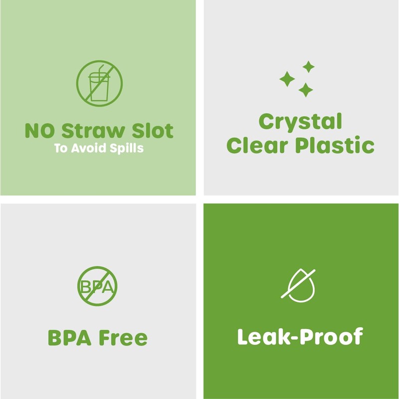 Comfy Package, [100 Count] Clear (No Hole) Flat PET Plastic