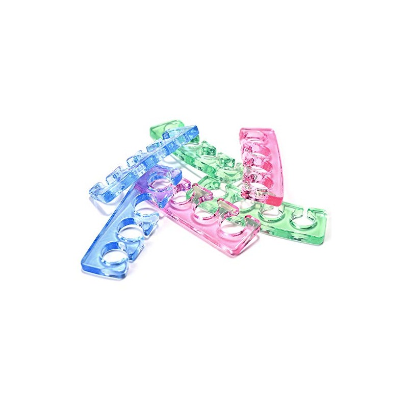 Toe Separators Flexible Soft Silicone Finger Toe Spacers for Nail