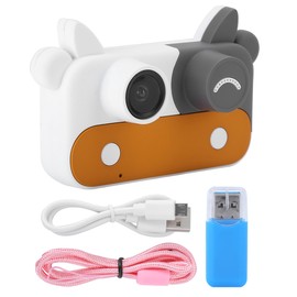 TLXKC103 Cow High Definition Children's Toy Camera Orange Birthday Gifts Video Recorder