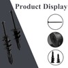 Kyuionty 30 Sets Plastic Self Drilling Drywall Anchors and Screws