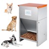 COZOFU Dog Feeder - Galvanized Metal Pet Food Station for