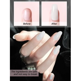 White Acrylic Nail Powder EBANKU 120g/4.23oz Acrylic Powder Large Capacity Professional Acrylic Powder for Nail Acrylic Extension, Nail Carving, Long-Lasting, No Nail Lamp Needed