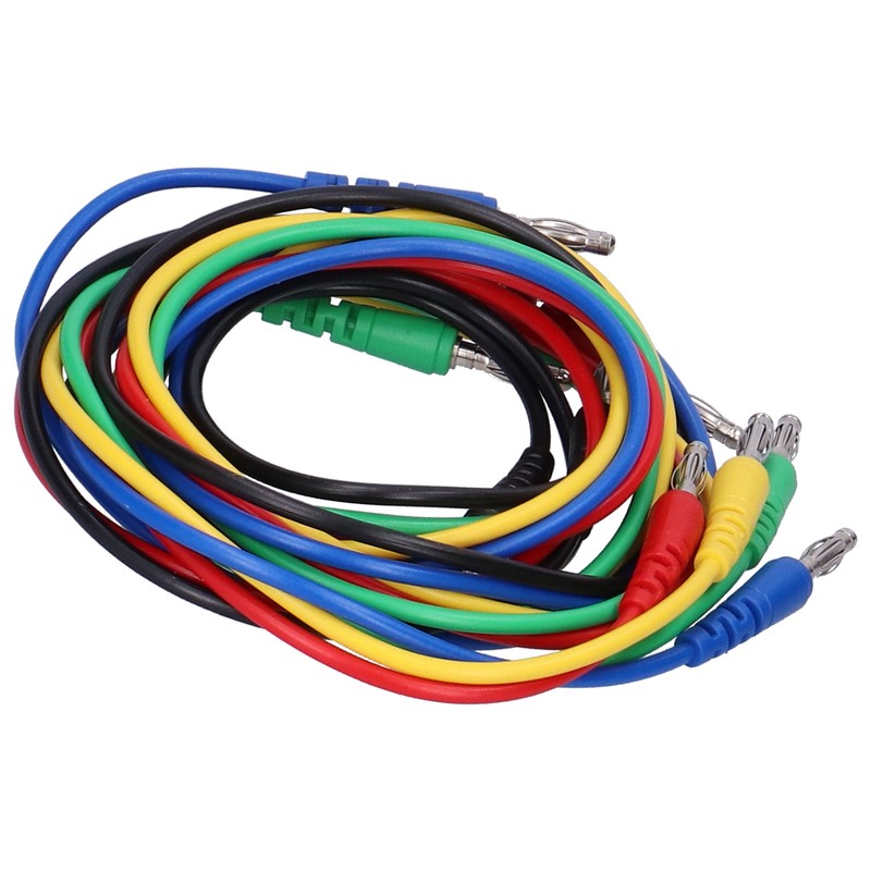Banana Connector Test Cable Set 4mm 1 Meter Electric Testing
