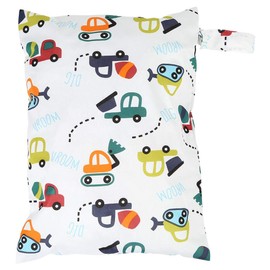 Cloth Nappy Wet Dry Bags Waterproof Reusable Cloth Nappy Storage Bag with Zip for Travel, Beach Swimsuits Clothing (#1)