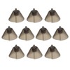 Micro Traders 10pcs Hearing Aid Domes Soft Silicone Receiver Tulip