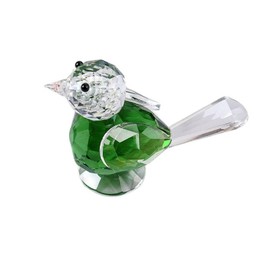zaoalife Crystal Bird Ornaments,Simulation Bird Figurines,Cute Animal Sculpture,Glass Bird Statue,Small Bird Ornaments for Home Decoration