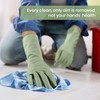 Rubber Cleaning Gloves for Dishwashing, 4 Pairs Reusable Kitchen Gloves