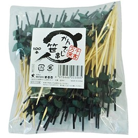 Commercial Kanzashi Skewers, 3.5 inches (9 cm), Bamboo Skewers, Approx. 100 Pieces, For Japanese Food Productions