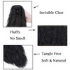 24" Corn Wave Ponytail Extension Claw Clip on Ponytails Wavy