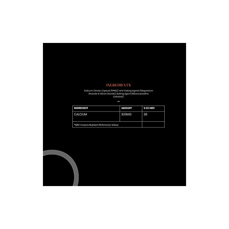 Tom Oliver Nutrition - Calcium (Citrate) - Highly Absorbable Calcium