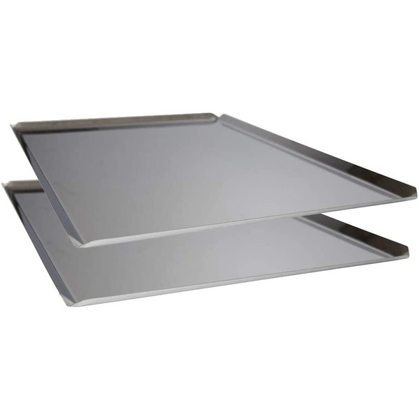 Cookie/Baking Sheet 19x14 Stainless Steel - USA Made (2-PACK)