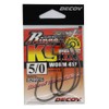 Katsuichi Decoy Worm417 Ring Kilo Hook #5/0.
