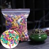 Pack of 600 Colourful Backflow Incense Cones, Mixing Different Natural-omatic