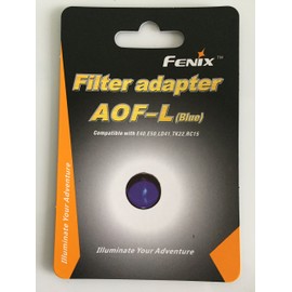 Fenix E40,E50,LD41,TK22,RC15 Flashlights Filter Adapter Diffuser (Blue)