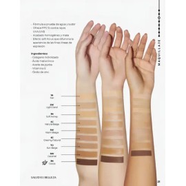 Maquillaje Base Mate Con Protector S Contra El Agua Y Sudor