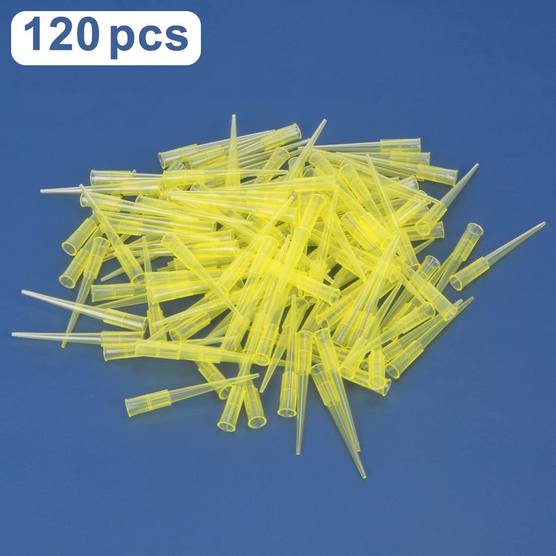 Labasics 200 µL Pipettes Tips, 120 pcs Universal Polypropylene Pipettes