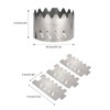 Portable Outdoor Light Titanium Alcohol Stove Rack Stand Windscreen for