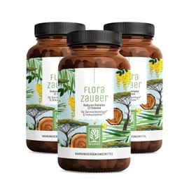 NATURTREU Culture Complex – Gastric Juice Resistant & Vegan – 23 Bacteria Strains Without Inulin – Complex with Lactobacillus & Bifidobacteria, Value Pack of 3 – 180 Capsules