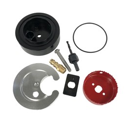 Diesel Fuel Tank Sump Kit Black/Red For 2001-2016 Cummins Duramax Powerstroke