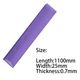 ILLUVA 3 Pack Racket Grip Tape, Anti Slip Tennis Overgrips Absorbent Badminton Squash Replacement Racket Grip (Purple)