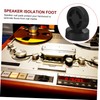 TEHAUX 4pcs Rubber Speaker Isolation Feet Pads Subwoofer Isolation Pad