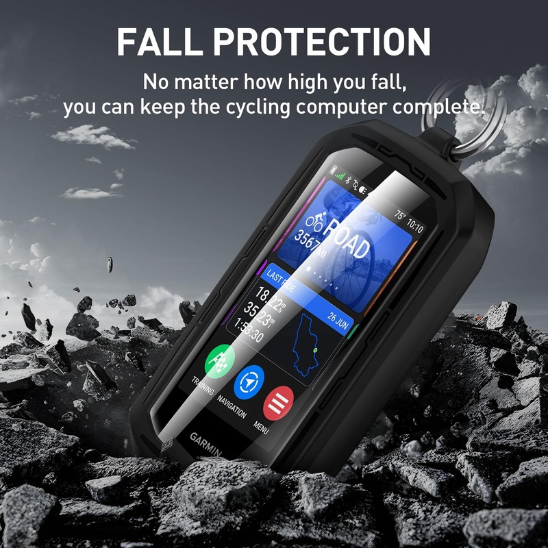 Suoman for Garmin Edge 1050 Case, [Anti-Scratch] TPU High Definition