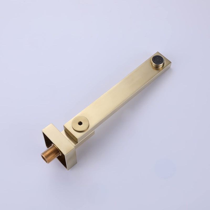 DEOLER Folding Tub Spout, 180° Swivel Wall Mounted Bathtub Tub