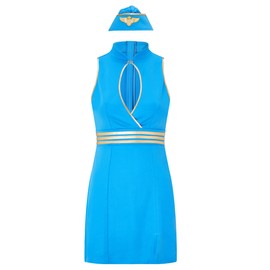 Ann Summers Air Hostess Outfit Blue M