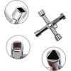 Viojrlly Set of 2 Control Cabinet Keys, 4-Way Multifunctional Utilities