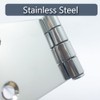 6 x Boat Strap Hinges for Roof Window and Hatch