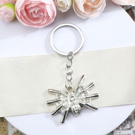 Spider Keychain Friendship Gift for Women, Inspirational Keyring for Girlfriend or Friend, Unique Travel Accessories and Thank You Gifts, Birthday Presents for Women