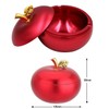 RitaPro Shop® Apple Shaped Ashtray, Red, Portable Ashtray with Lid,